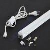 LED ARMATÚRA, BEÉPÍTETT FÉNYCSŐVEL és Kapcsolóval, Dugvillás Kapcsolós Kábellel, Meleg FEHÉR, 5W, 400LM, T5, 30CM, IP20, BELTÉRI, 2 ÉV GARANCIA
